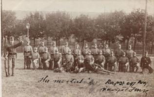 Military WWI group of Hungarian soldiers photo