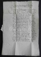 1546 I. Ferdinánd saját kezűleg aláírt levele  Királyhida városának, melyben az általa eladományozot...