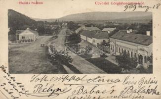 Görgényszentimre main street (Rb)