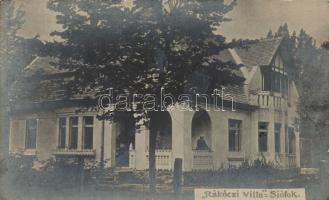 Siófok Rákóczi-villa