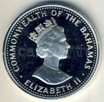 Bahama szigetek 1989. 10$ Ag "Kolumbusz Kristóf" Tanúsítvánnyal T:PP