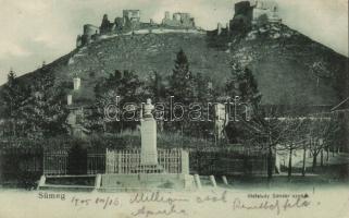 Sümeg Kisfaludy Sándor szobra