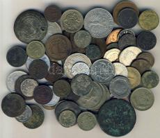 Kis világpénz tétel, ezüstökkel, ókori pénzzel, összesen 64db! T:vegyes