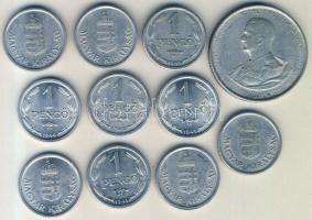 1941. 1P (7x) + 1944. 1P (3x) + 1943. 5P T:2+,2,3