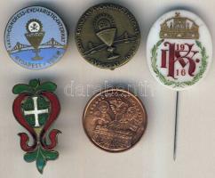 1938. "Eucharisztikus Kongresszus-Budapest" Br és zománcozott kitűző + II. János Pál emlék...