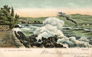 Abbazia beach, Scirocco (EK)