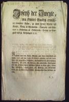 1762-1846 A Habsburg birodalom lottójátékai 20 darabos hirdetmény-gyűjtemény az állami sorsjátékokka...