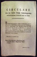 1762-1846 A Habsburg birodalom lottójátékai 20 darabos hirdetmény-gyűjtemény az állami sorsjátékokka...