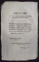 1762-1846 A Habsburg birodalom lottójátékai 20 darabos hirdetmény-gyűjtemény az állami sorsjátékokka...