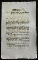 1762-1846 A Habsburg birodalom lottójátékai 20 darabos hirdetmény-gyűjtemény az állami sorsjátékokka...