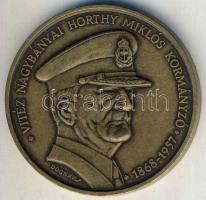 1993. "Horthy Miklós újratemetése-Kenderes" matt Br emlékérem szirgn.:Bognár T:1