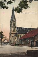 Ráckeve Református templom a Ráckevei Áruházzal