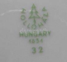 Hollóházi jelzéssel ellátott porcelán amfora / Hollóházi chinaware amphora 36 cm