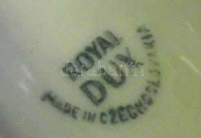 Royal Dux jelzéssel ellátott porcelán papagáj / Royal Dux chinaware parrot 21x40 cm