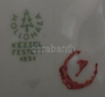 Hollóházi jelzéssel ellátott porcelán bohócok / Hollóházi chinaware clowns 21 cm