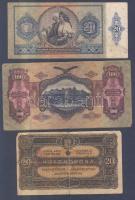 Kis pengő tétel: 1920. 20K + 1930. 100P (5x) + 1941. 20P (2x) + 1945. 500P, 1000P bélyeggel, 10.000....