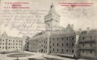 Hajmáskér tüzérségi lövőiskola és parancsnoksági épület