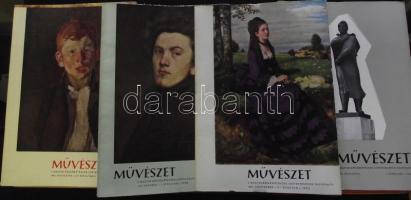 Művészet folyóirat 35 db száma a 60-as évekből