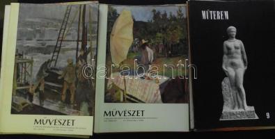 Művészet folyóirat 35 db száma a 60-as évekből