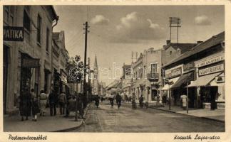 Budapest XX. Pestszenterzsébet Kossuth Lajos utca a Frey kalapházzal (EK)