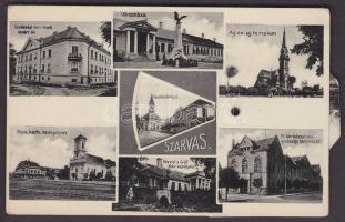 Szarvas árvaházzal mechanikus lap