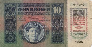 1912. 100K (2x) egyik román körbélyegzővel + 1913. 20K II. Kiadás + 1914. 50K + 1915. 10K (4x) lila ...