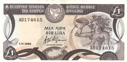 Ciprus 1989.1.11. 1Ł T:II+