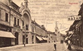 Nagyvárad bazaar with the glass shop of Endre Déry (EK)