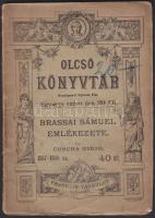 Concha Győző: Brassai Sámuel emlékezete, Bp, 1904, Franklin társulat 50p.
