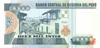 Peru 1987. 10I + 50I + 100I + 500I + 1988. 1000I + 1988.28.6. 5000I + 10.000I + 50.000I T:I