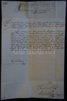 1772 Hivatalos levél Pozsonyból Albert herceg, Magyarország helytartójának aláírásával / Official co...