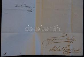 1772 Hivatalos levél Pozsonyból Albert herceg, Magyarország helytartójának aláírásával / Official co...