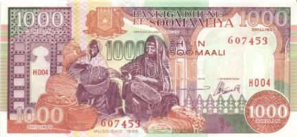 Szomália 1996. (Low of 1.1.1989.) 500Sh + 1996. (Low of 1.1.1990.) 1000Sh (2x) egyugrású sorszámúak ...