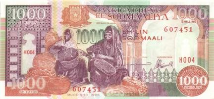Szomália 1996. (Low of 1.1.1989.) 500Sh + 1996. (Low of 1.1.1990.) 1000Sh (2x) egyugrású sorszámúak ...