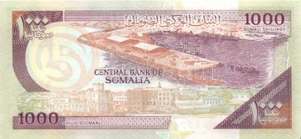 Szomália 1996. (Low of 1.1.1989.) 500Sh + 1996. (Low of 1.1.1990.) 1000Sh (2x) egyugrású sorszámúak ...