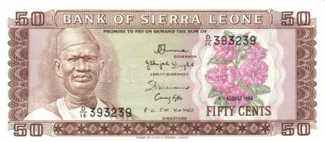 Sierra Leone 1981.1.7. 1L + 1985.4.8. 2L + 1984.4.8. 50c T:I