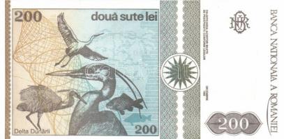 Románia 1991.April 500L T:II- + 1992. 200L T:I