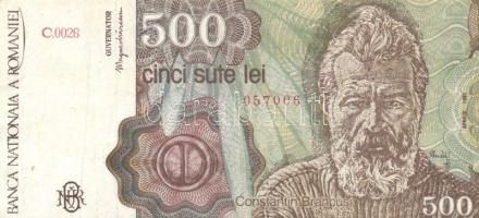 Románia 1991.April 500L T:II- + 1992. 200L T:I