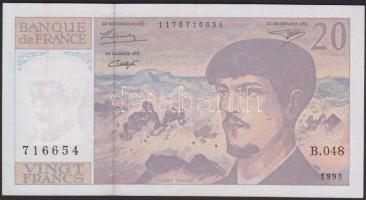 Franciaország 1995. 20Fr T:II-