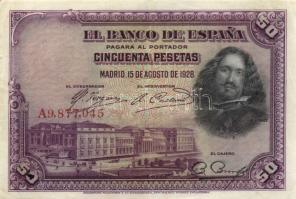 Spanyolország 1928. 50P T:II-