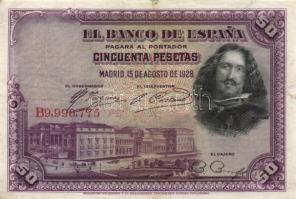 Spanyolország 1928. 50P T:II-
