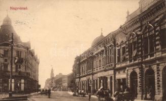 Nagyvárad Vasudvar with the shop of Adolf Wechsler (Rb)
