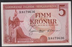 Izland 1957. 5K T:I