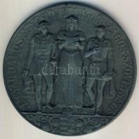 1942. Magyar Dalos Egyesület Országos Szövetségének szürke-fém emlékérme. Szign.: Gács T:2-