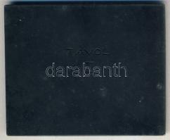 1948. Magyar Országos Szövetkezeti Központ Sport Egyesületének szürke-fém díjplakettje T:2