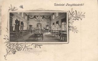 Fenyőháza hall interior