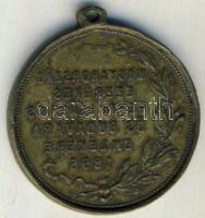 1896. Magyarország ezeréves fennállása és Ős Budavára emlékének Br medálja T:2 ph