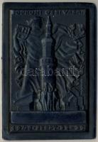 1948. Soproni Őszi Vásár ólom emlékplakett. Szign: Szakál T:3+