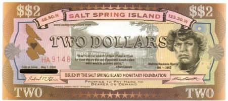 Salt Spring Island 2001. 1$ T:I + 2008. 2$ T:I