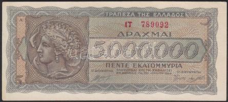 Görögország/német/olasz megszállás 1944. 5.000.000Dr T:I-